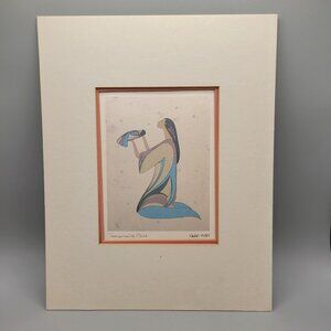 Tomorrows Child Print by Maxine Noel Indigenous Sioux Artist 14 x 11 Matted